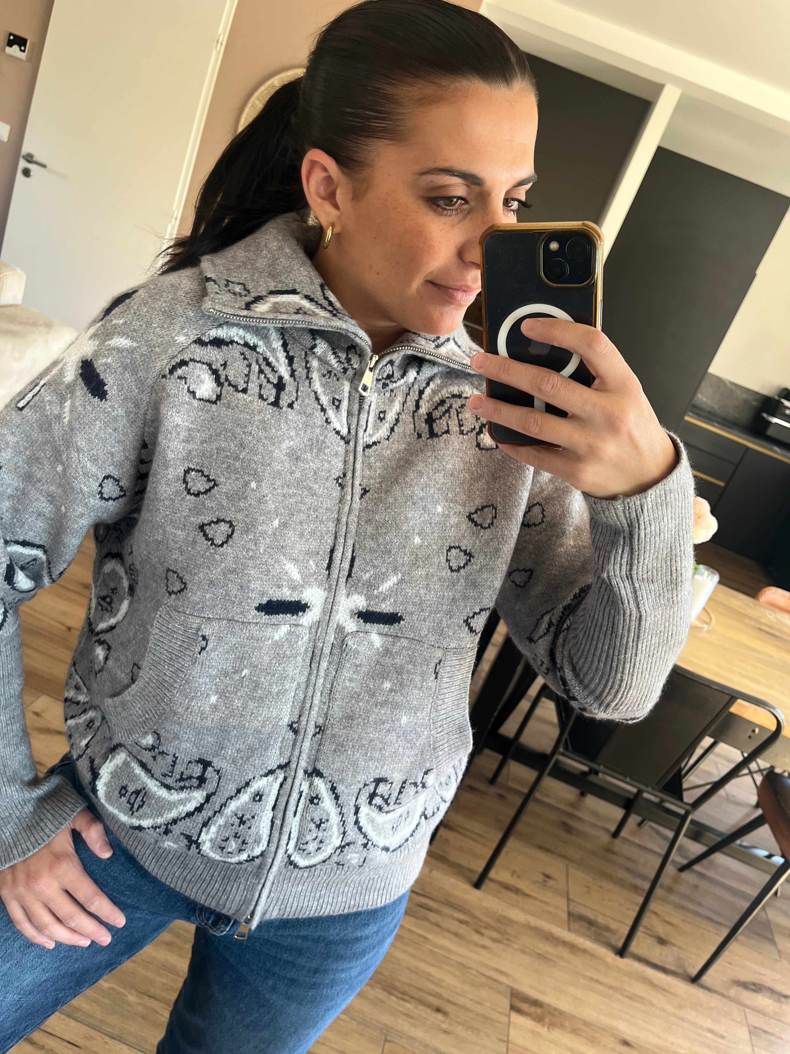 VESTE BANDANA