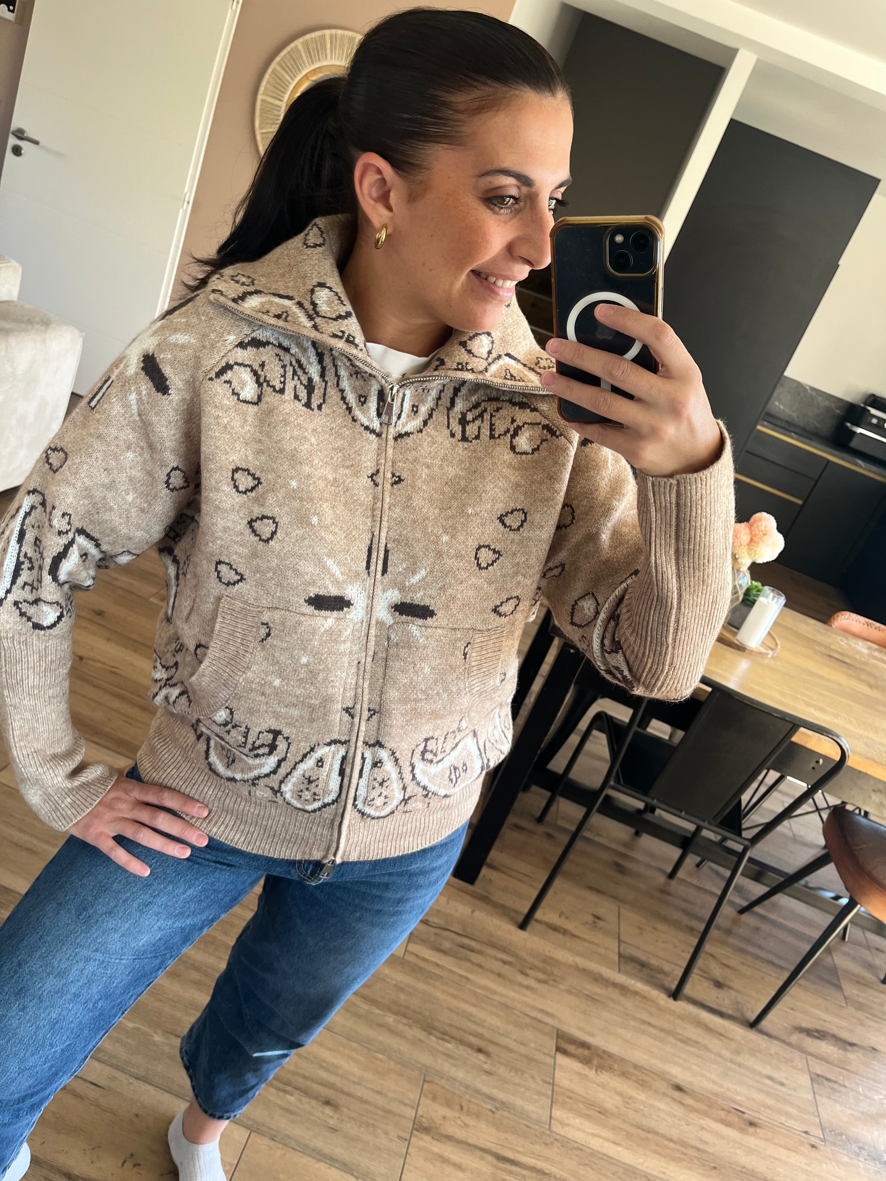 VESTE BANDANA